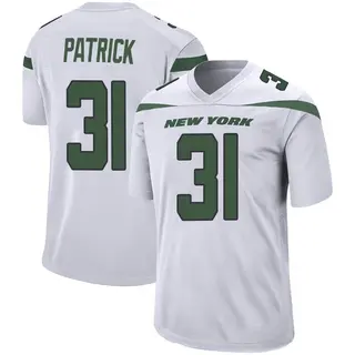 New York Jets Youth Jacques Patrick Game Spotlight Jersey - White