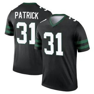 New York Jets Youth Jacques Patrick Legend Legacy Jersey - Black