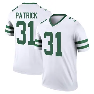 New York Jets Youth Jacques Patrick Legend Legacy Jersey - White