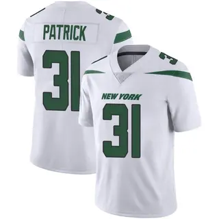 New York Jets Youth Jacques Patrick Limited Spotlight Vapor Jersey - White