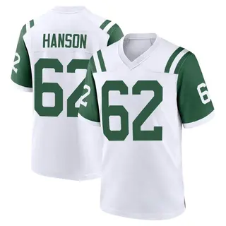 New York Jets Youth Jake Hanson Game Classic Alternate Jersey - White