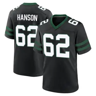 New York Jets Youth Jake Hanson Game Legacy Alternate Jersey - Black