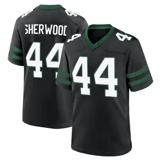 New York Jets Youth Jamien Sherwood Game Legacy Alternate Jersey - Black