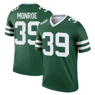 New York Jets Youth Jarius Monroe Legend Legacy Jersey - Green