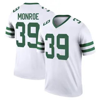 New York Jets Youth Jarius Monroe Legend Legacy Jersey - White