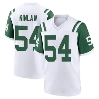 New York Jets Youth Javon Kinlaw Game Classic Alternate Jersey - White