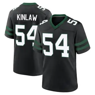 New York Jets Youth Javon Kinlaw Game Legacy Alternate Jersey - Black