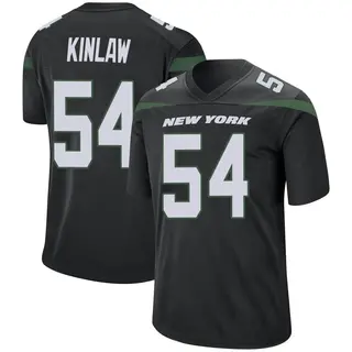 New York Jets Youth Javon Kinlaw Game Stealth Jersey - Black