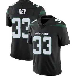 New York Jets Youth Jaylen Key Limited Stealth Vapor Jersey - Black