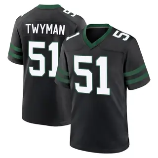 New York Jets Youth Jaylen Twyman Game Legacy Alternate Jersey - Black