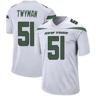 New York Jets Youth Jaylen Twyman Game Spotlight Jersey - White