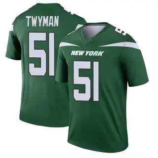 New York Jets Youth Jaylen Twyman Legend Gotham Player Jersey - Green