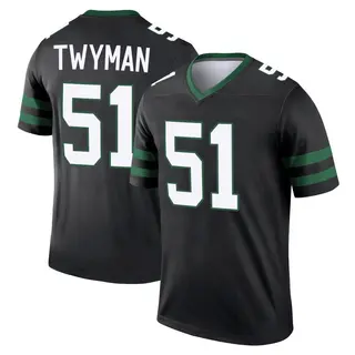 New York Jets Youth Jaylen Twyman Legend Legacy Jersey - Black