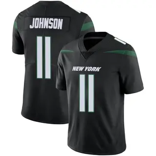 New York Jets Youth Jermaine Johnson Limited Stealth Vapor Jersey - Black