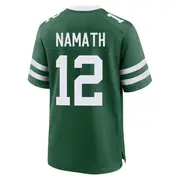 New York Jets Youth Joe Namath Game Legacy Jersey - Green