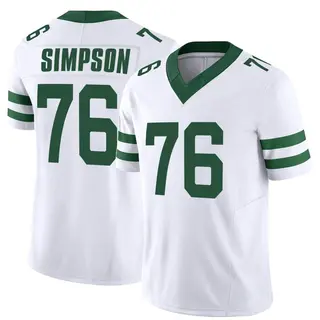 New York Jets Youth John Simpson Game Legacy Jersey - White