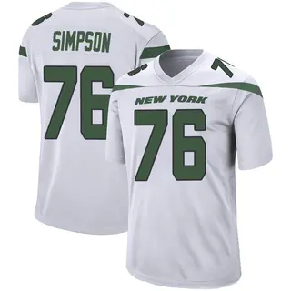 New York Jets Youth John Simpson Game Spotlight Jersey - White