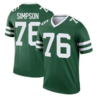 New York Jets Youth John Simpson Legend Legacy Jersey - Green