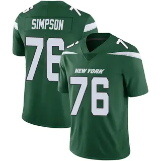 New York Jets Youth John Simpson Limited Gotham Vapor Jersey - Green