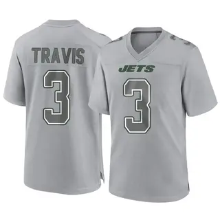 New York Jets Youth Jordan Travis Game Atmosphere Fashion Jersey - Gray