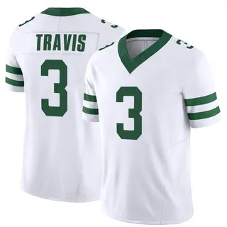 New York Jets Youth Jordan Travis Game Legacy Jersey - White