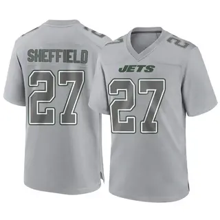 New York Jets Youth Kendall Sheffield Game Atmosphere Fashion Jersey - Gray