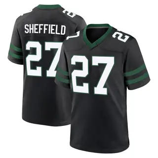 New York Jets Youth Kendall Sheffield Game Legacy Alternate Jersey - Black