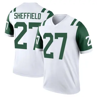 New York Jets Youth Kendall Sheffield Legend Classic Alternate Jersey - White