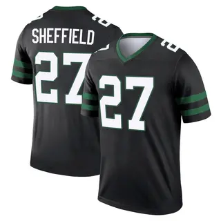 New York Jets Youth Kendall Sheffield Legend Legacy Jersey - Black