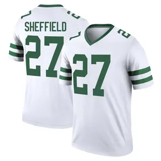 New York Jets Youth Kendall Sheffield Legend Legacy Jersey - White