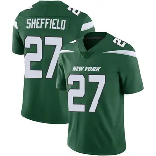 New York Jets Youth Kendall Sheffield Limited Gotham Vapor Jersey - Green