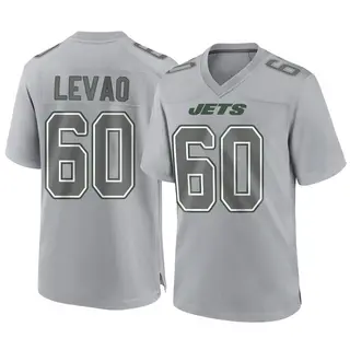 New York Jets Youth Kohl Levao Game Atmosphere Fashion Jersey - Gray