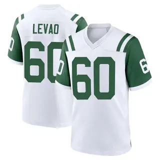 New York Jets Youth Kohl Levao Game Classic Alternate Jersey - White