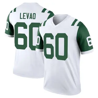 New York Jets Youth Kohl Levao Legend Classic Alternate Jersey - White