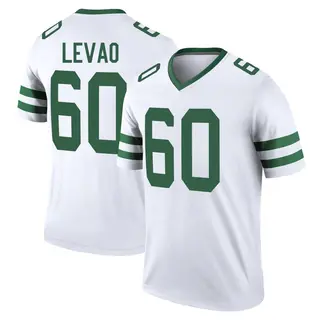 New York Jets Youth Kohl Levao Legend Legacy Jersey - White