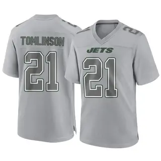 New York Jets Youth LaDainian Tomlinson Game Atmosphere Fashion Jersey - Gray