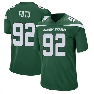 New York Jets Youth Leki Fotu Game Gotham Jersey - Green