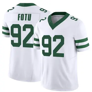 New York Jets Youth Leki Fotu Game Legacy Jersey - White