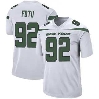 New York Jets Youth Leki Fotu Game Spotlight Jersey - White