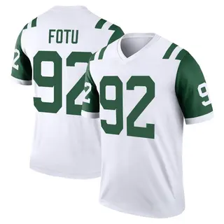 New York Jets Youth Leki Fotu Legend Classic Alternate Jersey - White