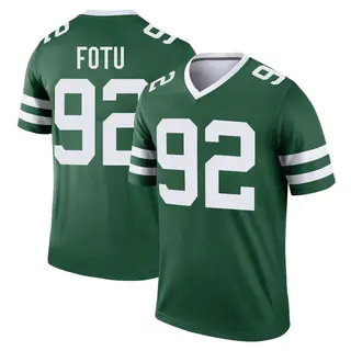 New York Jets Youth Leki Fotu Legend Legacy Jersey - Green