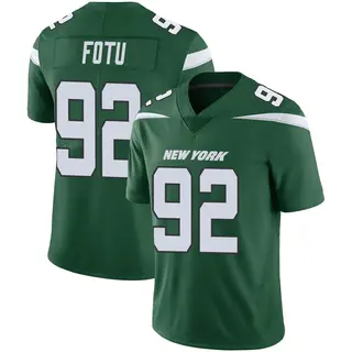 New York Jets Youth Leki Fotu Limited Gotham Vapor Jersey - Green