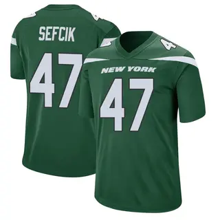 New York Jets Youth Lincoln Sefcik Game Gotham Jersey - Green