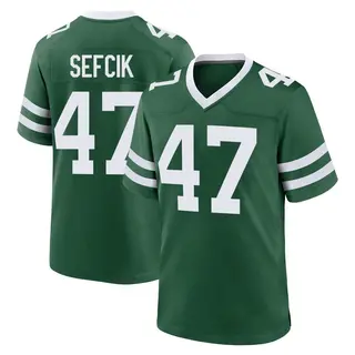 New York Jets Youth Lincoln Sefcik Game Legacy Jersey - Green