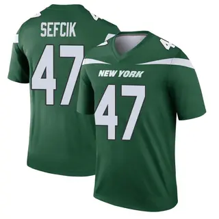 New York Jets Youth Lincoln Sefcik Legend Gotham Player Jersey - Green