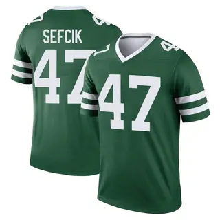 New York Jets Youth Lincoln Sefcik Legend Legacy Jersey - Green