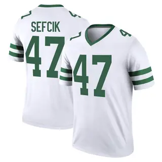 New York Jets Youth Lincoln Sefcik Legend Legacy Jersey - White