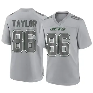 New York Jets Youth Malik Taylor Game Atmosphere Fashion Jersey - Gray