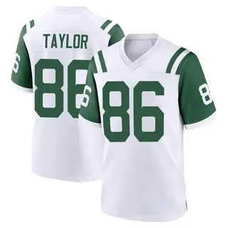 New York Jets Youth Malik Taylor Game Classic Alternate Jersey - White