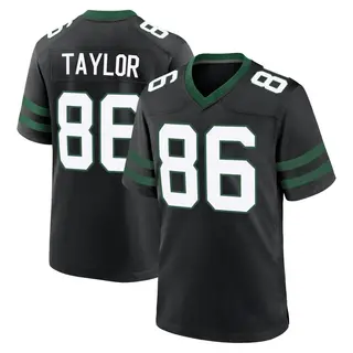 New York Jets Youth Malik Taylor Game Legacy Alternate Jersey - Black